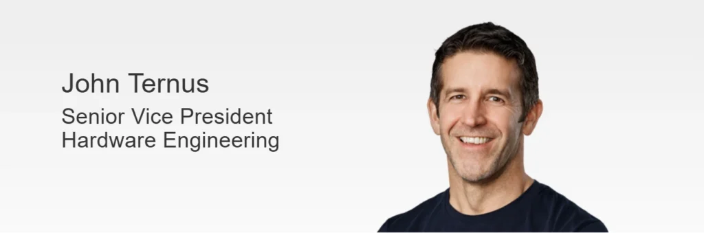 John Ternus Positions at Apple Over Time