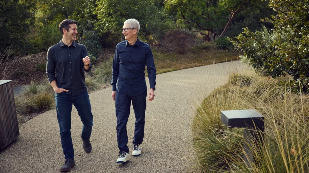 John Ternus and Tim Cook Photo