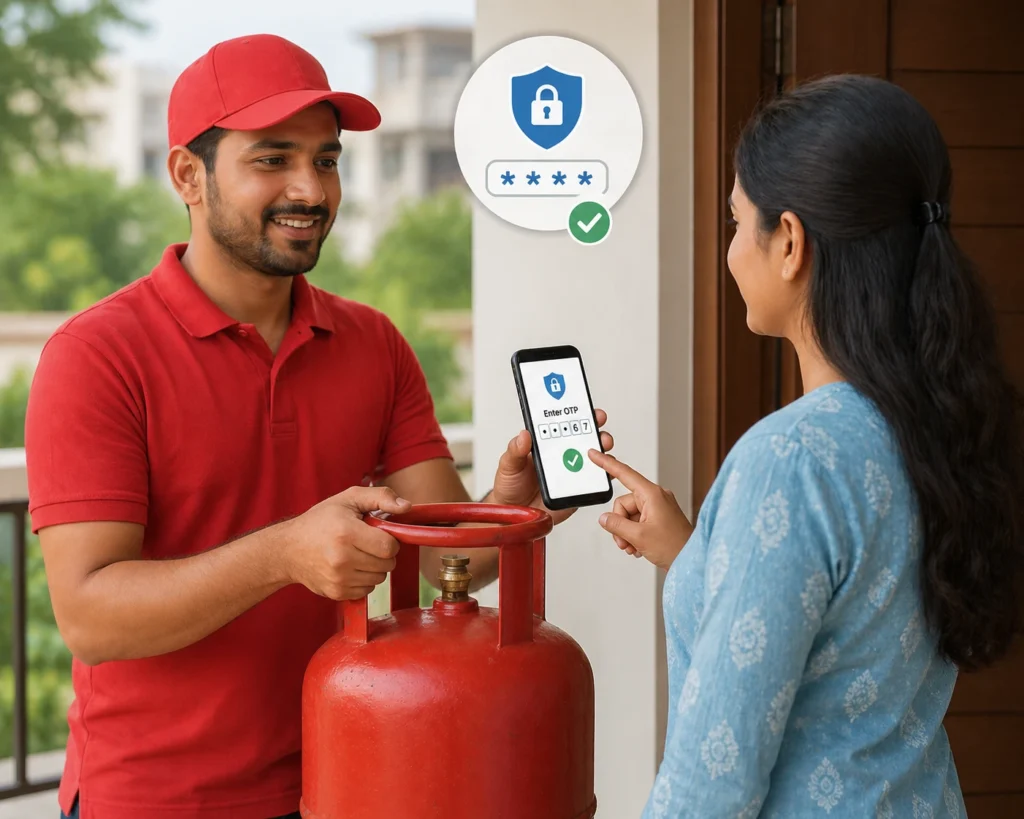 OTP Is Mandatory During Delivery of LPG Gas Cylinder