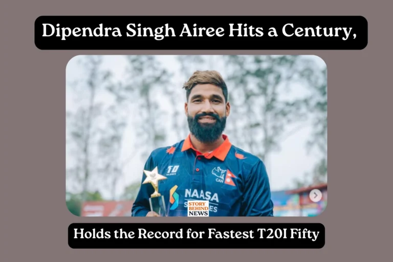 Dipendra Singh Airee hits a century against the UAE