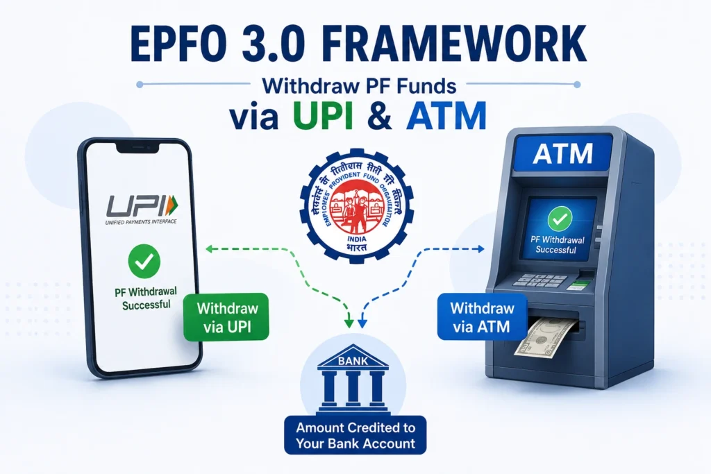 EPFO 3.0 Rules How to Instantly Withdraw PF Using UPI & ATM