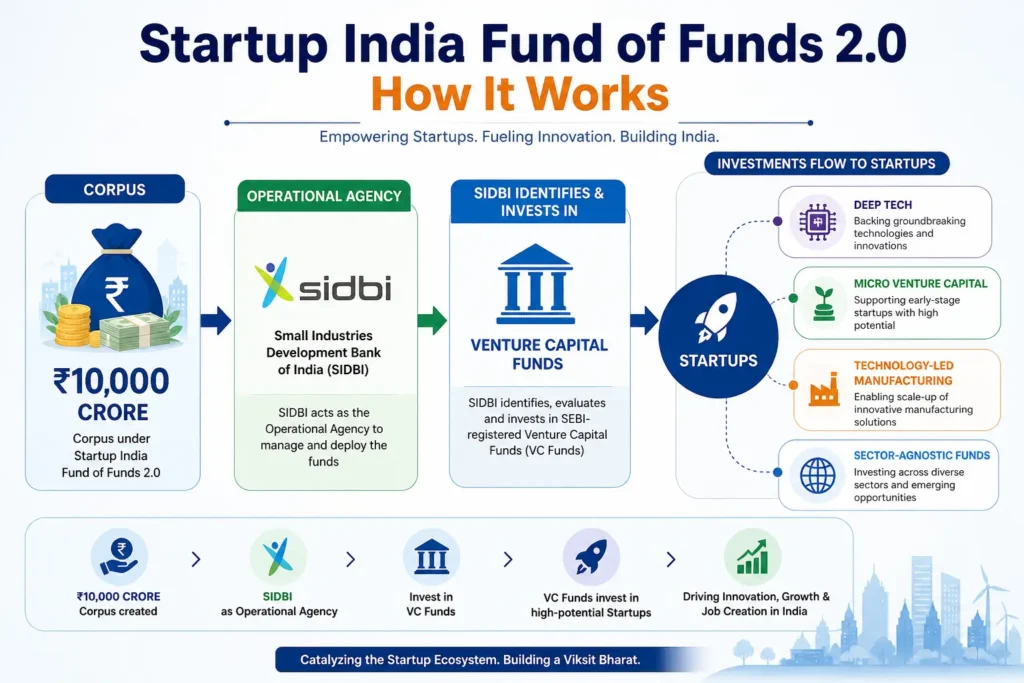 How and Where ₹1,000 Crore is Invested in Startup India Fund of Funds 2.0