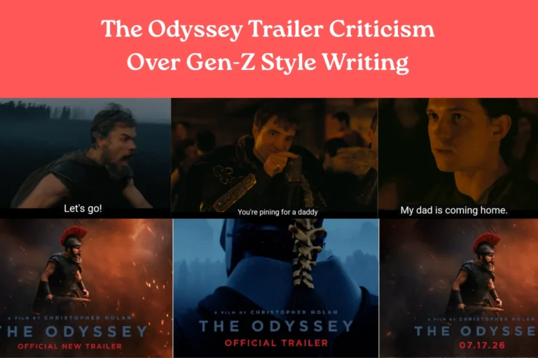 The Odyssey Trailer Criticism Over Gen-Z Style Writing