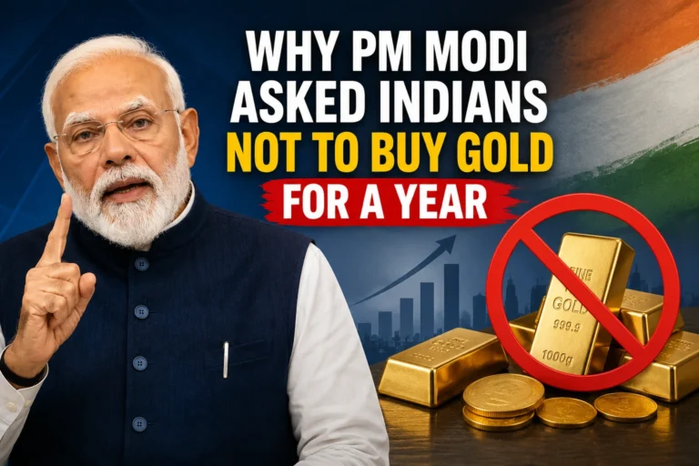Why PM Modi Asked Indians Not to Buy Gold for a Year