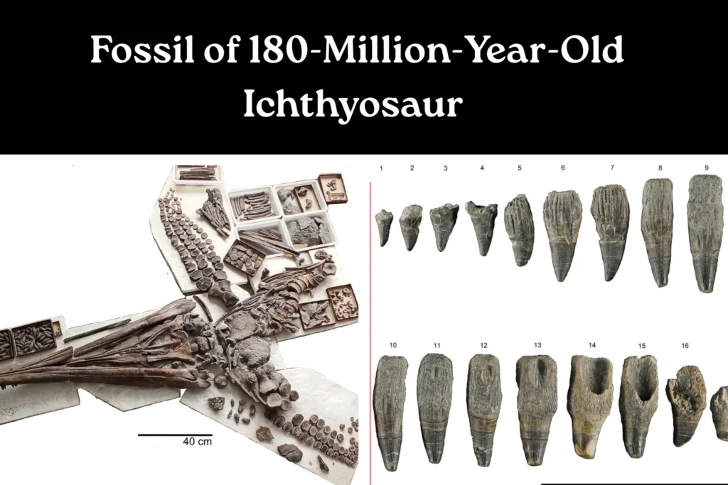 Fossil 180-Million-Year-Old Ichthyosaur 
