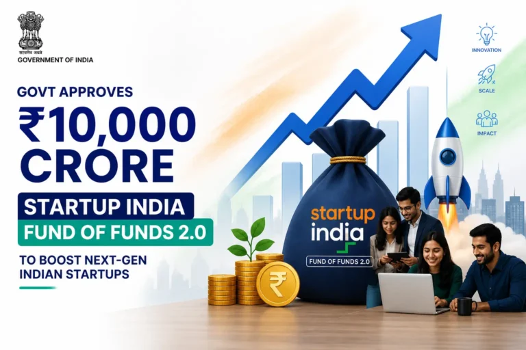₹10,000 Cr Boost Govt Rolls Out Startup India Fund Of Funds 2.0
